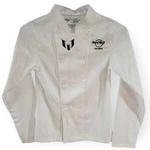 NEW Leo Messi Hard Rock Cafe Master Chef Coat, Size 6/7
